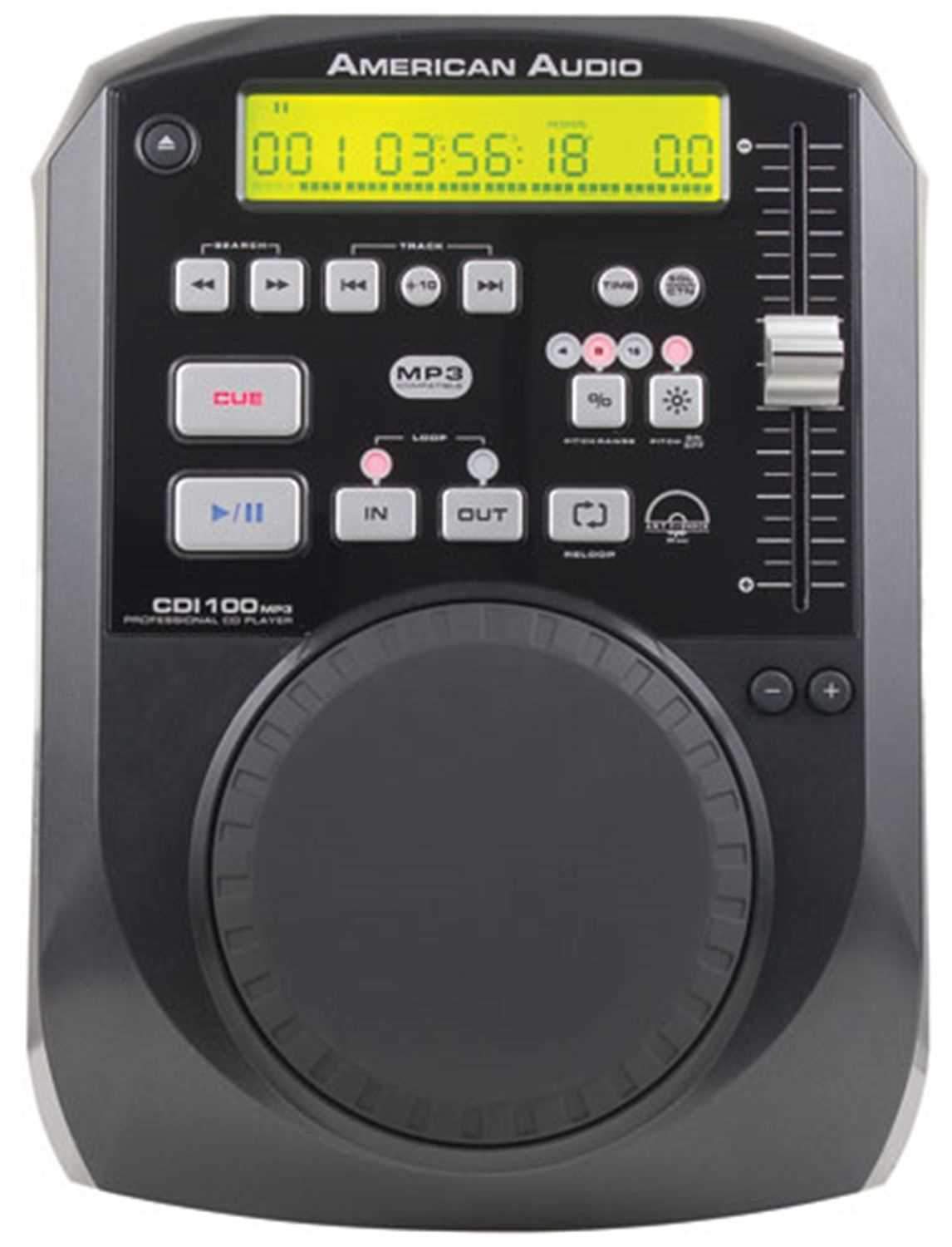 American Audio CDI-100-MP3 Single CD Player - Solotech