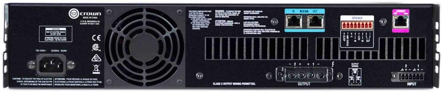 Crown CDi DriveCore 2-Channel 1200W Power Amplifier with BLU Link - ProSound and Stage Lighting