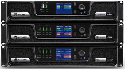 Crown CDi DriveCore 4-Channel 1200W Power Amplifier with BLU Link - ProSound and Stage Lighting