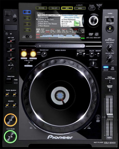 Pioneer DJ CDJ-2000 Professional Multi Format Player - Solotech