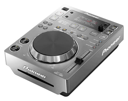 Pioneer DJ CDJ-350-S Table Top CD Player - Silver - Solotech