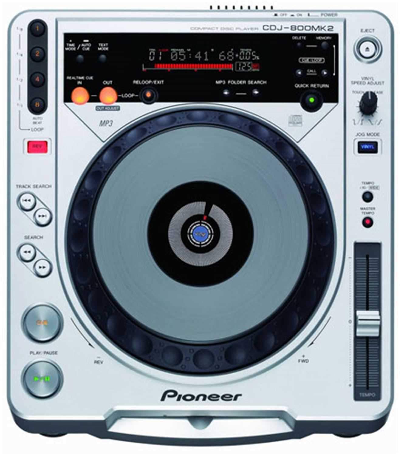 Pioneer DJ CDJ-800MK2 Table Top CD Player With MP3 - Solotech