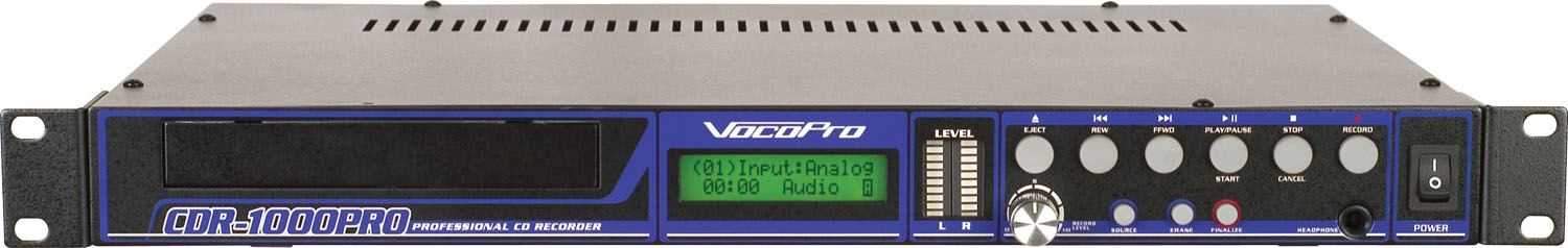 Vocopro CDR-1000PRO CD Recorder - ProSound and Stage Lighting