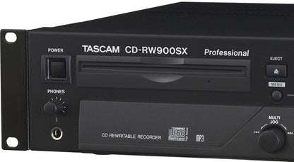 Tascam CDRW-900SX Professional Rackmount CD Recorder/Player - PSSL ProSound and Stage Lighting