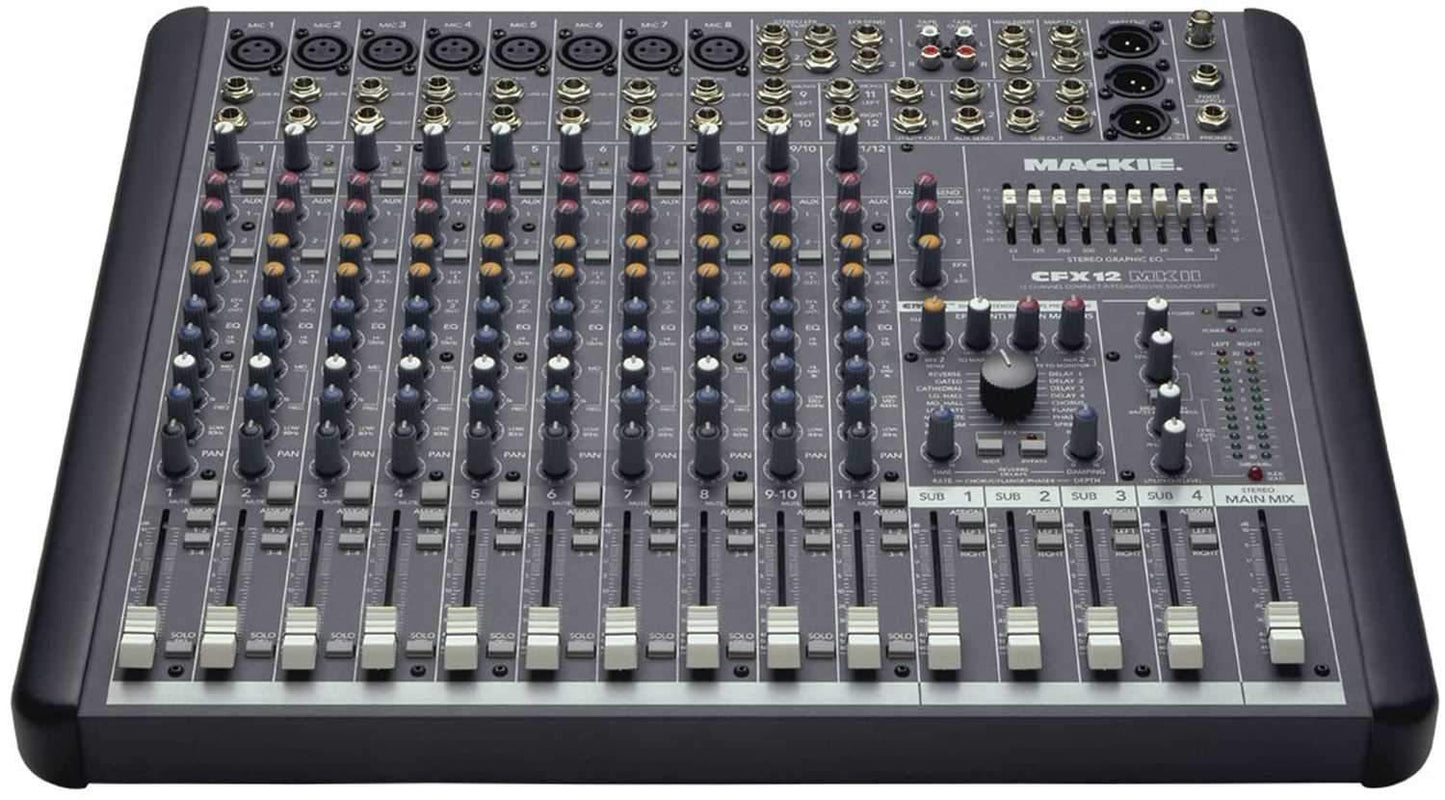 Mackie CFX 12MKII 12 Channel Live Sound Mixer with Fx - Solotech