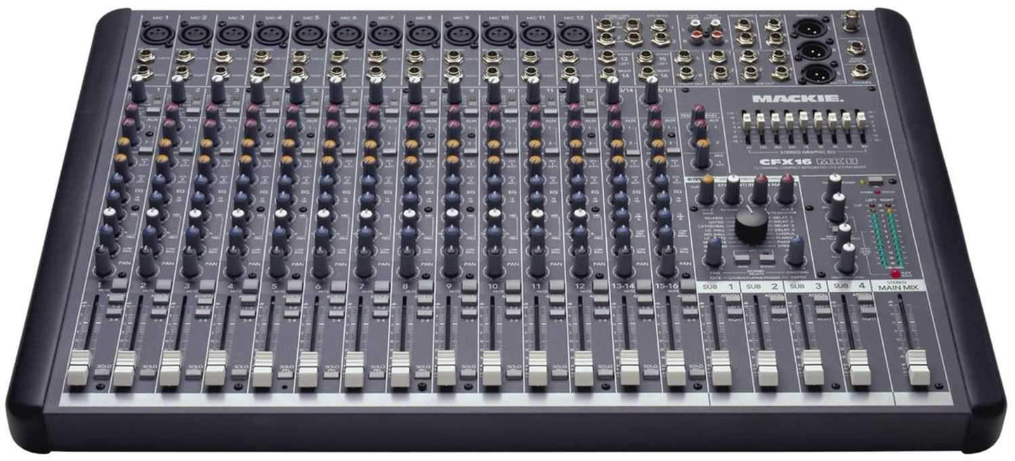 Mackie CFX16MKII 16 Channel Live Sound Mixer with Fx - Solotech