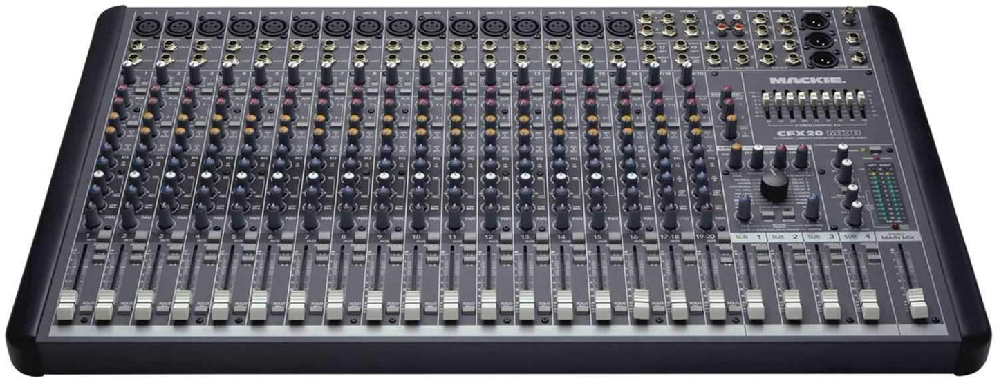 Mackie CFX20 MKII 20 Ch Live Sound Mixer With Fx - Solotech