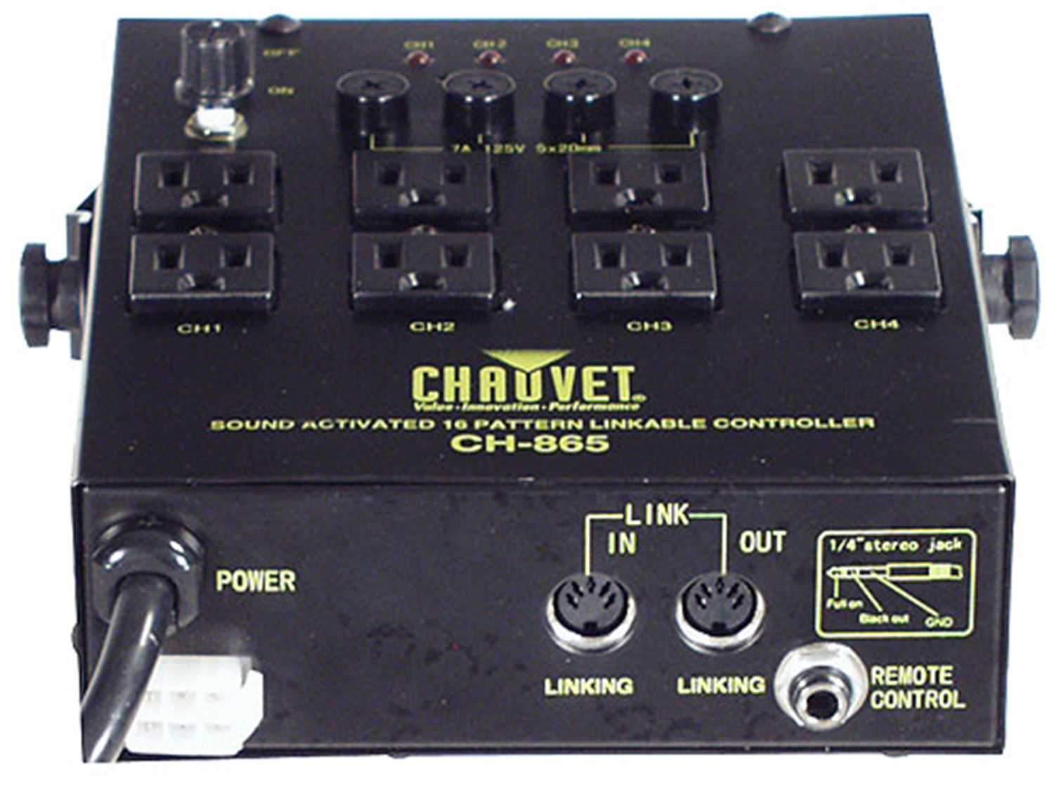 Chauvet CH 865 4 Channel Chase Controller - Solotech