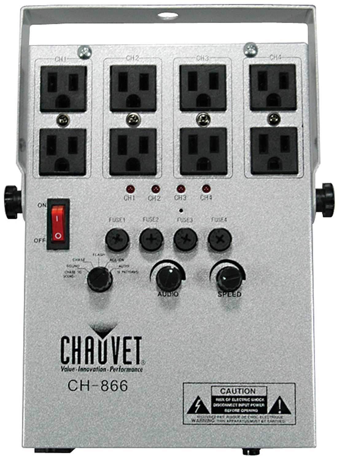 Chauvet CH-866 4 Channel Sound Activated Contoller - Solotech