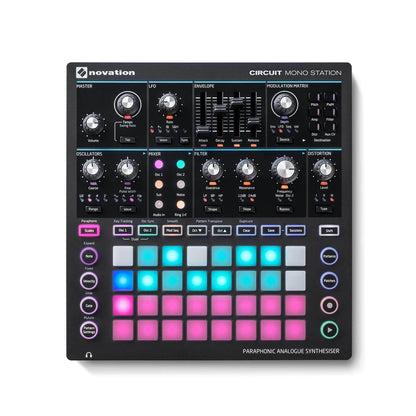 Novation Circuit Mono Station Paraphonic Analogue Synthesizer - Solotech