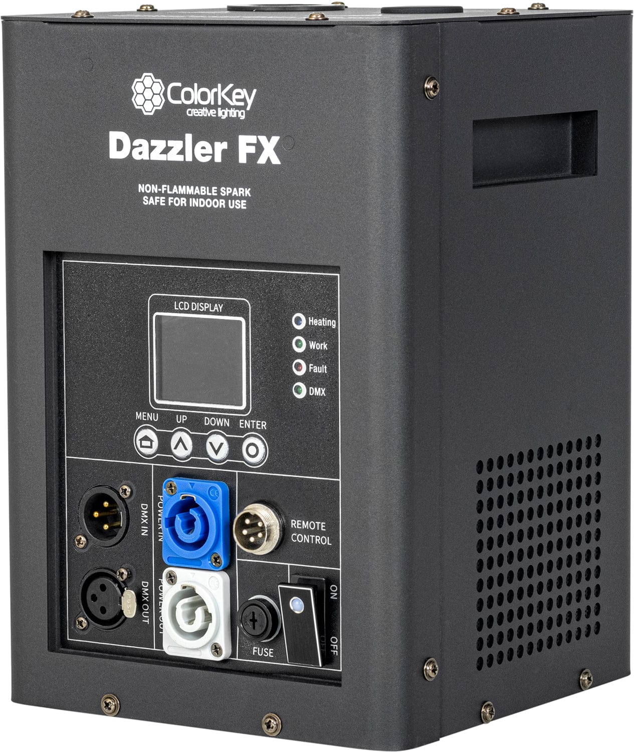 ColorKey Dazzler FX Cold Spark Machine Black - PSSL ProSound and Stage Lighting