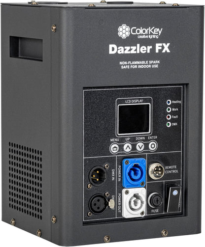 ColorKey Dazzler FX Cold Spark Machine Black - PSSL ProSound and Stage Lighting