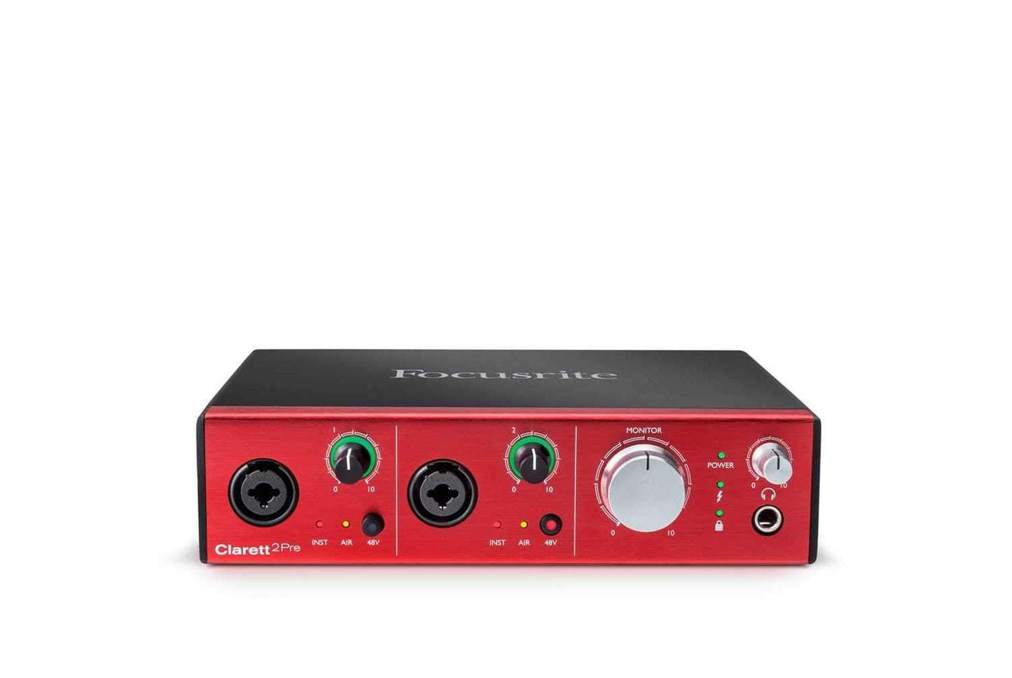 Focusrite Clarett 2 Pre 10x4 Thunderbolt Interface - Solotech