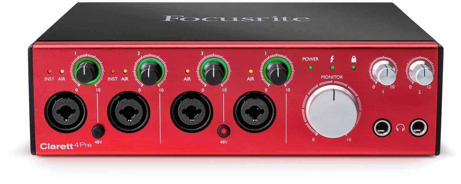 DTM・DAW Focusrite Scarlett Clarett 4Pre Focusrite Clarett 4Pre USB 18-in, 8-out Audio Interface