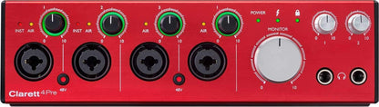 Focusrite Clarett 4Pre Thunderbolt Audio Interface - Solotech