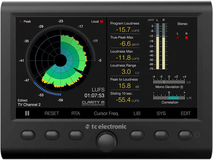 TC Electronic CLARITY M Stereo & 5.1 Audio Loudness Meter - ProSound and Stage Lighting