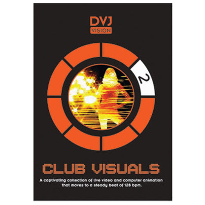 DVJ Vision CLUB-VISUALS-II DJ Visual Animation Loops DVD - Solotech