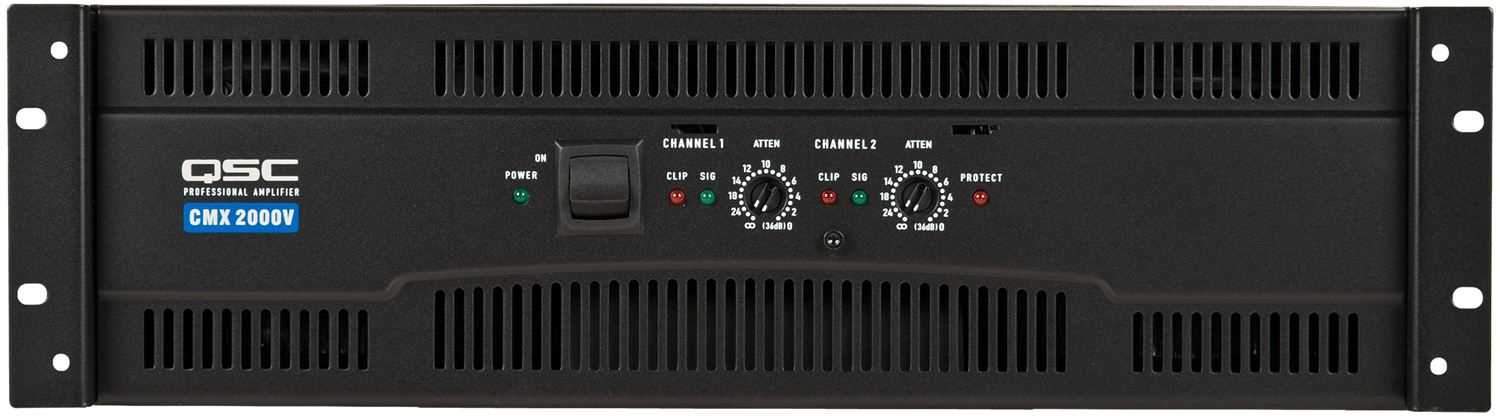 QSC CMX2000V Contractor Power Amplifier - Solotech