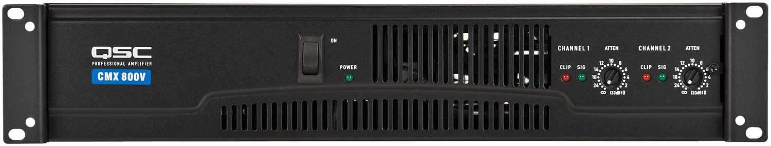 Qsc CMX800V Contractor Power Amplifier - Solotech