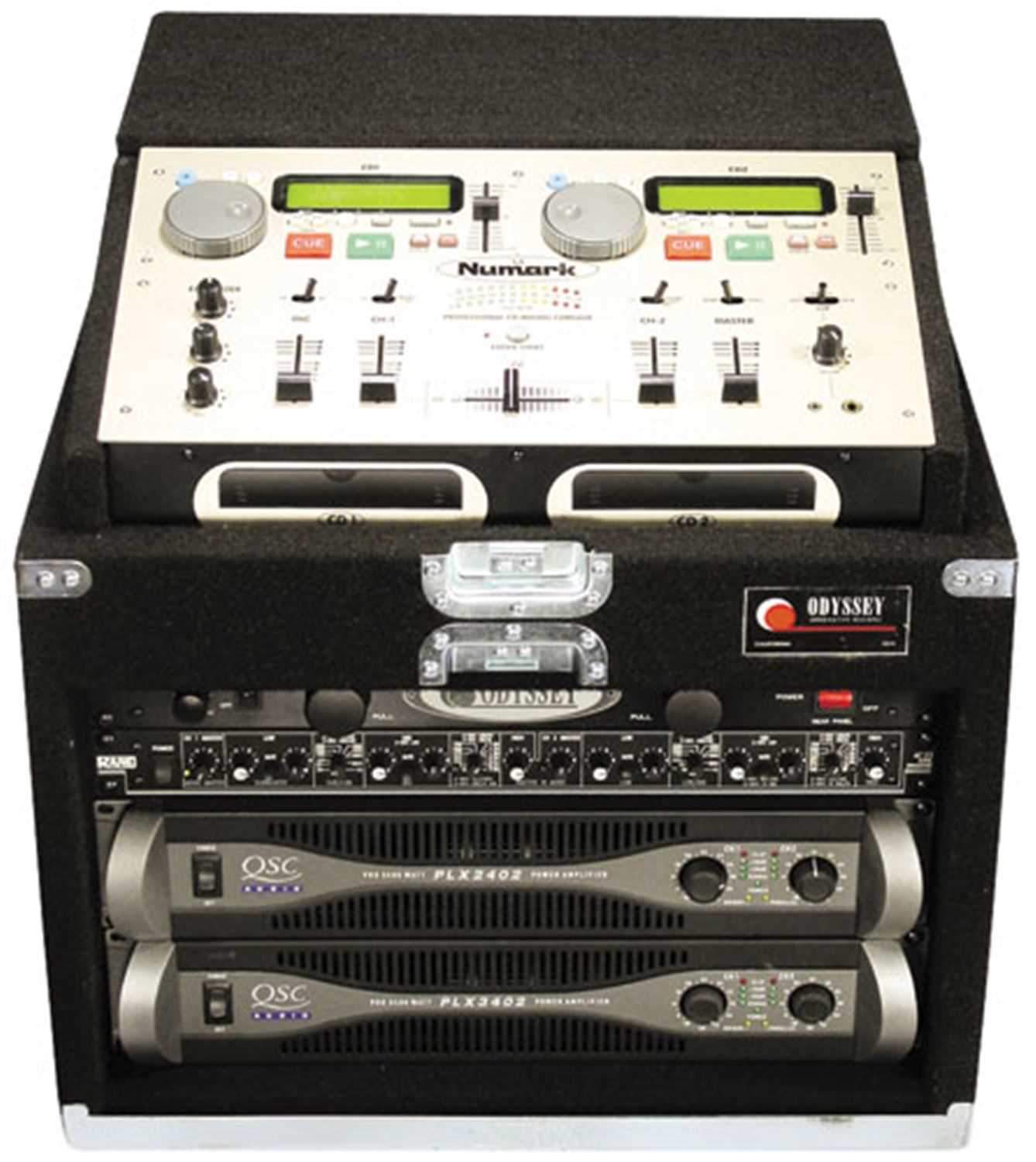 Odyssey CNMCM106 Carpeted CD Mixer Case - Solotech