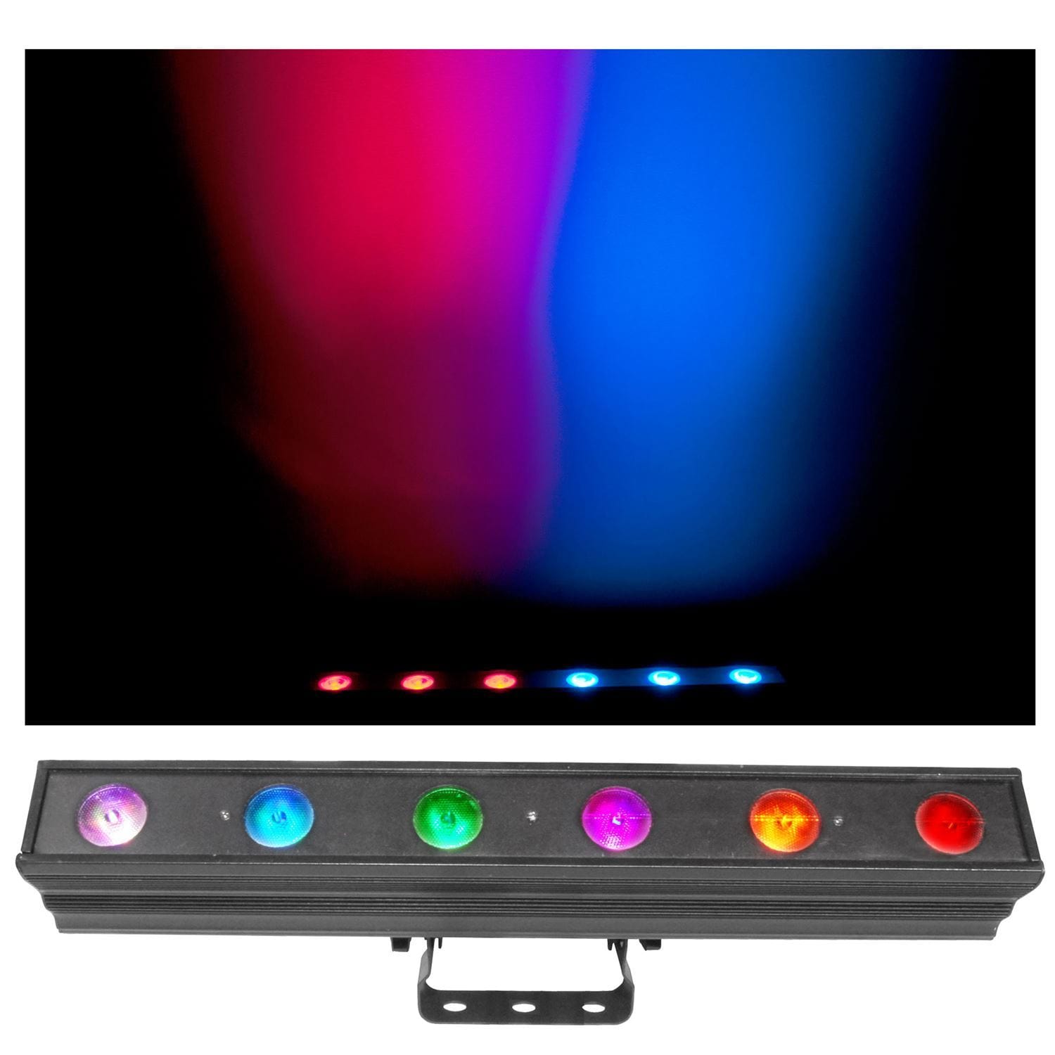Chauvet COLORdash Batten-Quad 6 RGBA Wash Fixture - Solotech