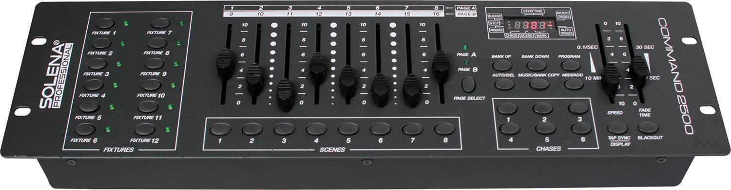 Solena Professional Command 2500 DMX Controller - Solotech