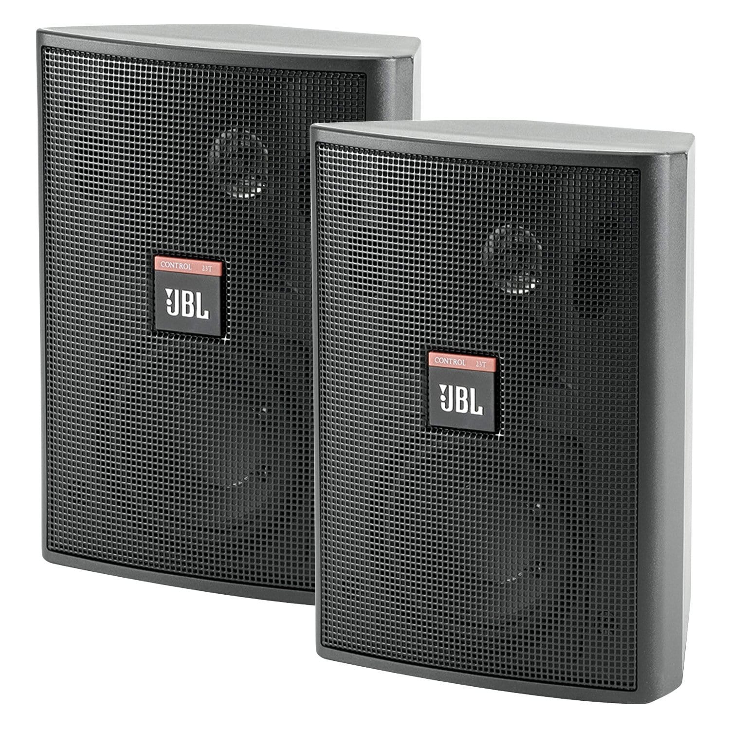 JBL CONTROL-23T Speaker with 70 Volt Transformer Pair - Black - Solotech