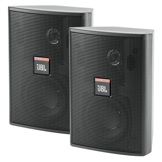 JBL CONTROL-23T Speaker with 70 Volt Transformer Pair - Black - Solotech