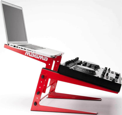 Magma Red Control Stand for Laptop & DJ Controller - Solotech