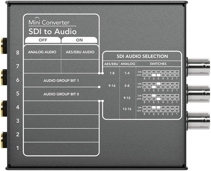 Blackmagic Design Mini Converter SDI to Audio - ProSound and Stage Lighting