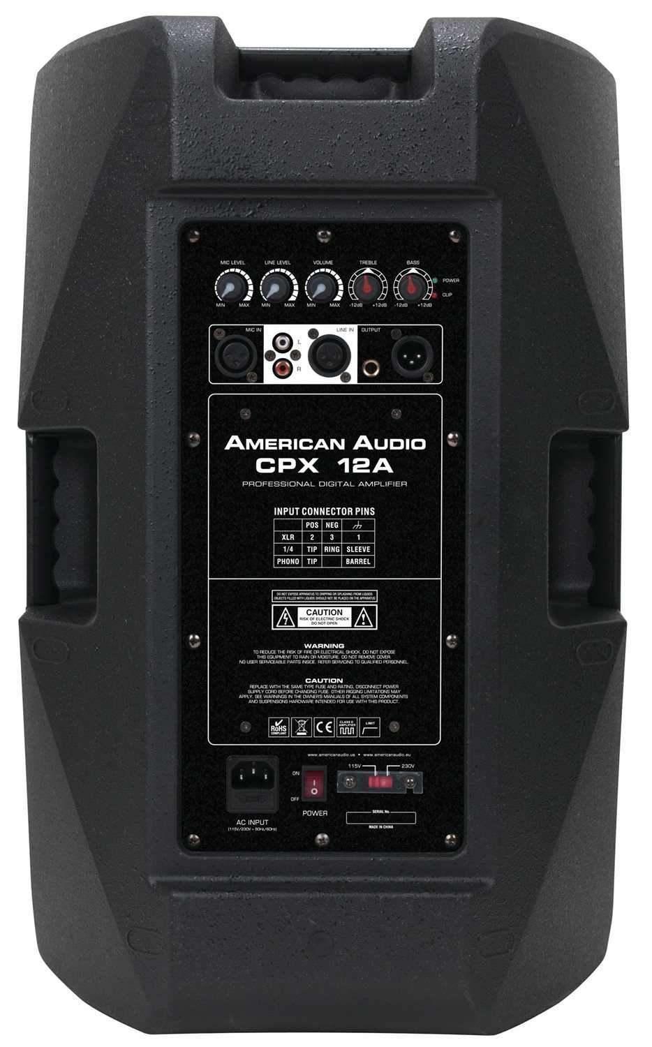 American Audio CPX12A 12-Inch Powered Speaker - Solotech