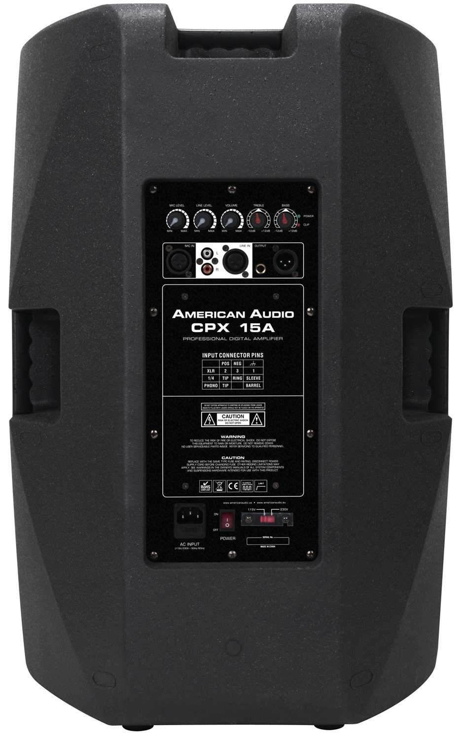 American Audio CPX15A 15-Inch Powered Speaker - Solotech