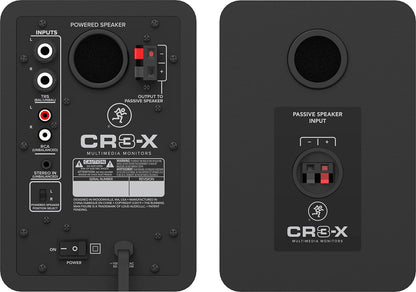 Mackie CR3 X 3In Multimedia Monitors Pair - PSSL ProSound and Stage Lighting