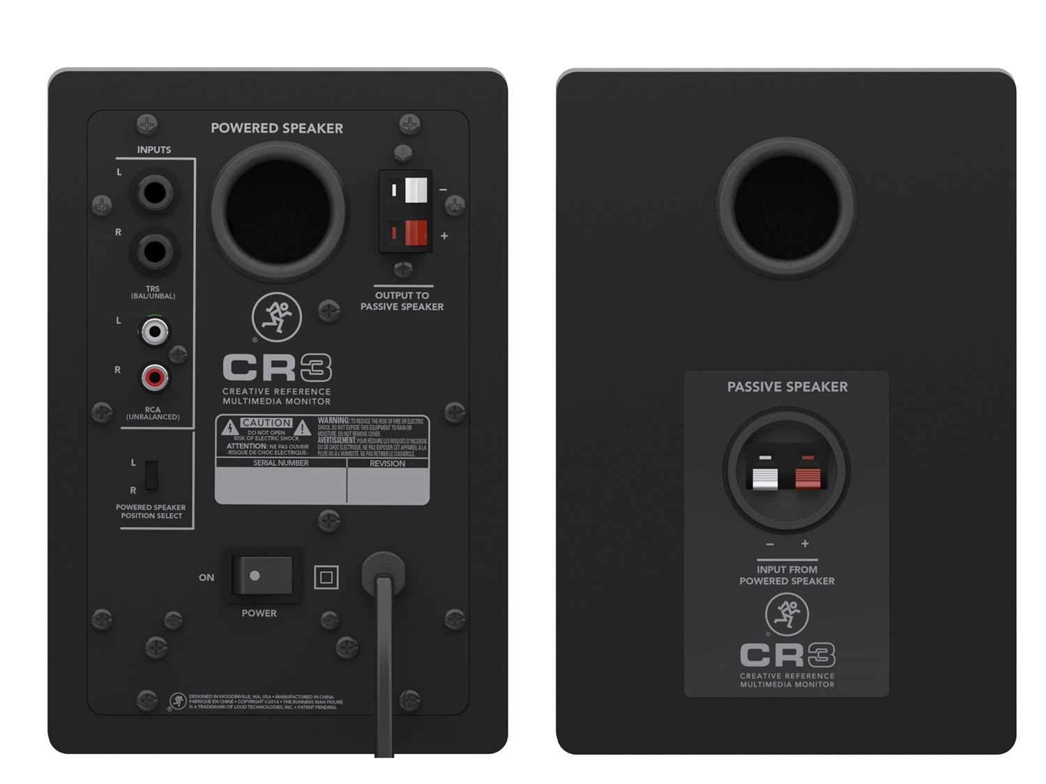 Mackie CR3 Creative Reference Multimedia Monitors Pair - Solotech