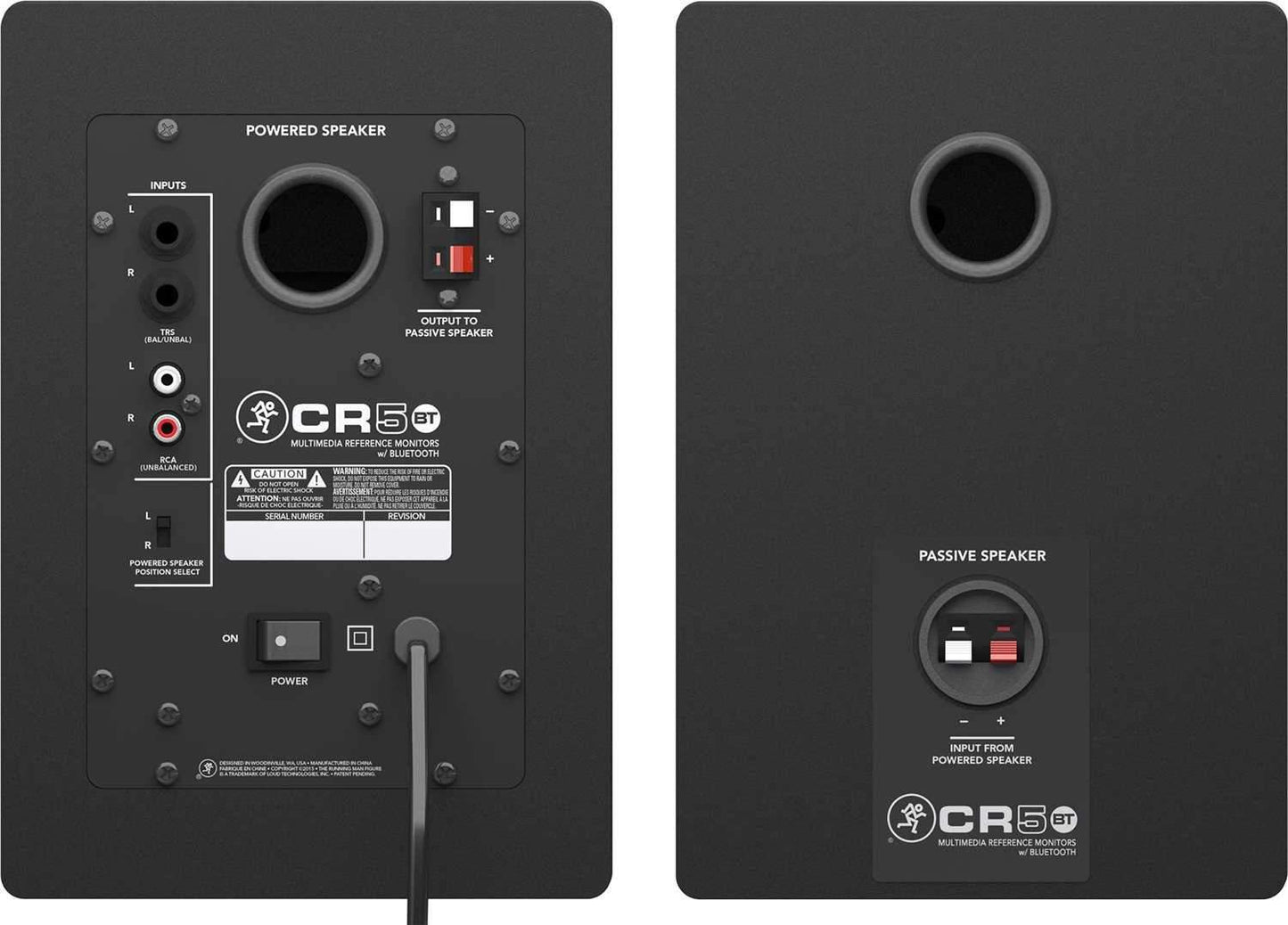 Mackie CR5BT 5-Inch Powered Monitors with Bluetooth - Solotech