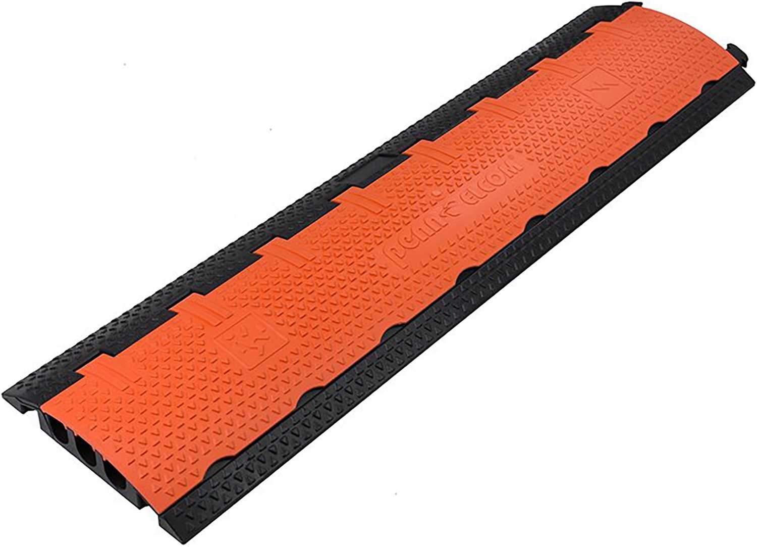 Penn Elcom Cross 3 Black/Orange 3-Channel Cable Protector - Solotech