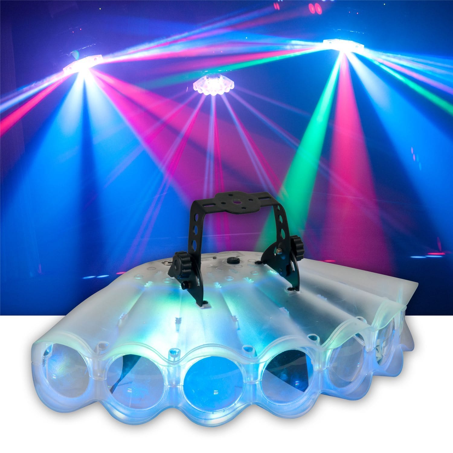 Eliminator Crystal Ray LED RGBW Beam Effect Light - Solotech