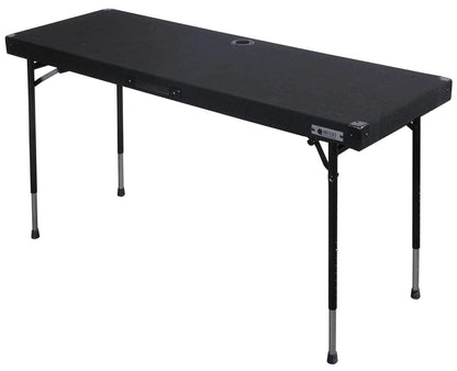 Odyssey CTBC-2060 60-Inch x 20-Inch Carpeted Folding DJ Table - Solotech