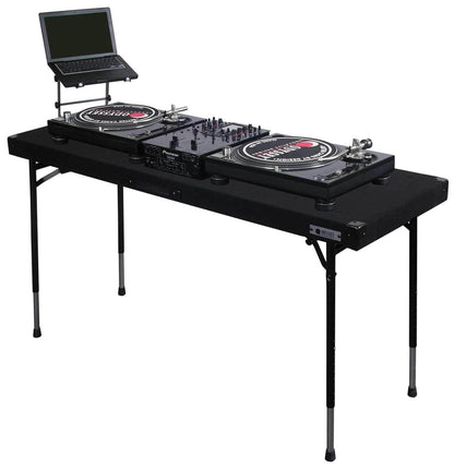 Odyssey CTBC-2060 60-Inch x 20-Inch Carpeted Folding DJ Table - Solotech