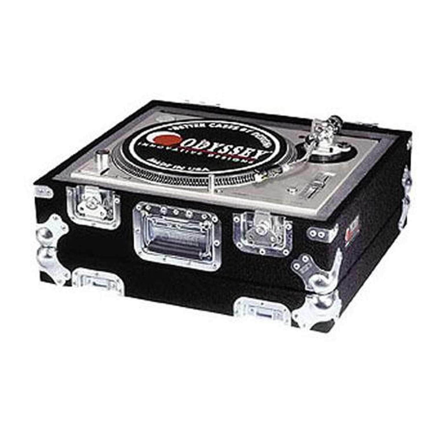 Odyssey CTTP Black Carpeted Turntable Case - Solotech