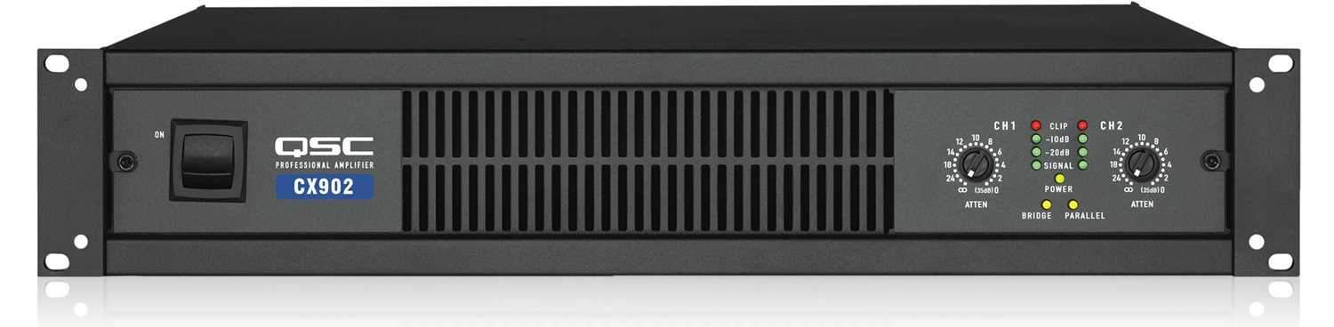 QSC CX902 2 Channel 550 Watt Amplifier - Solotech