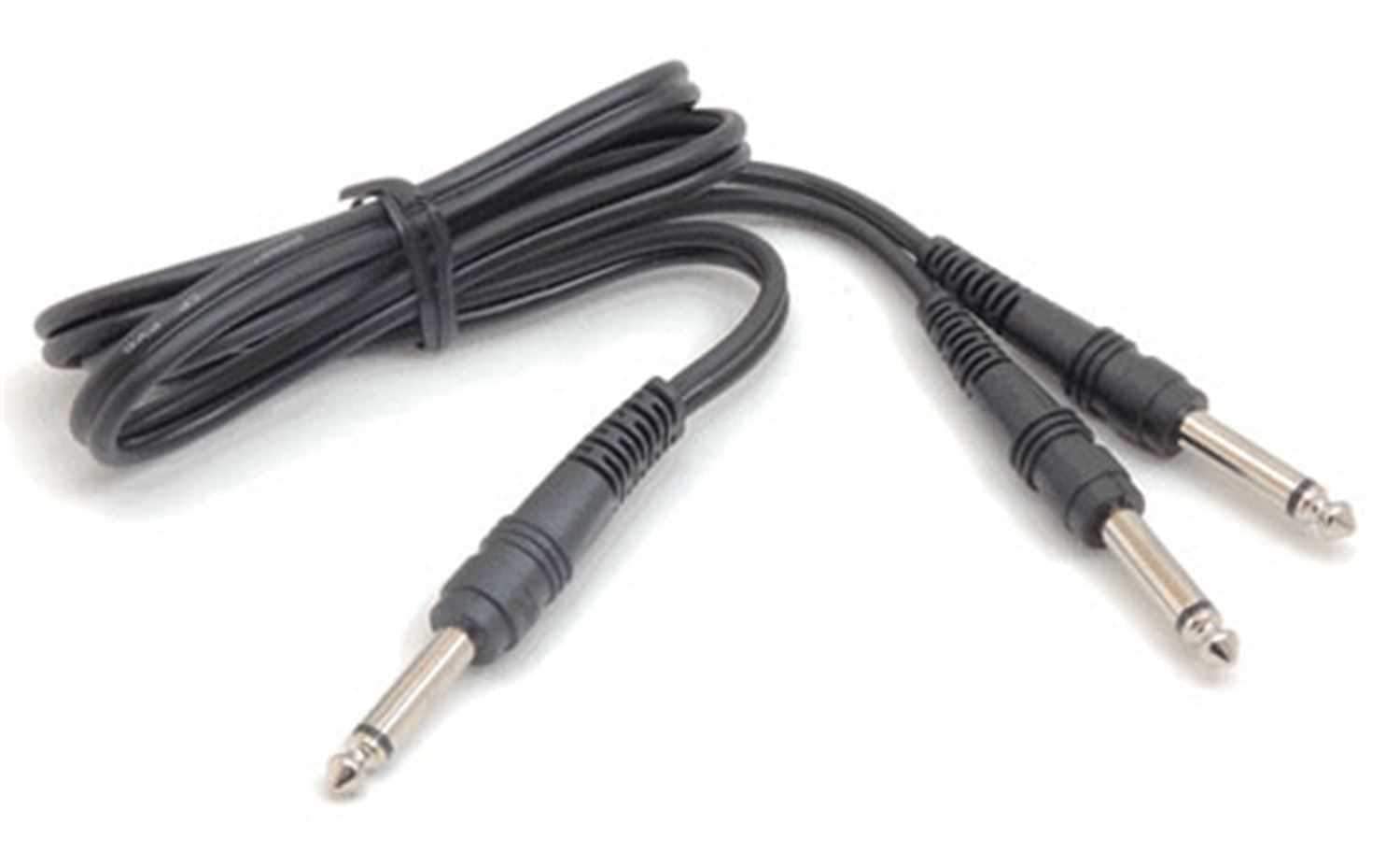 Y-Cable 1/4 (M) to Dual 1/4 (M) Mono 5 Ft Cable - Solotech