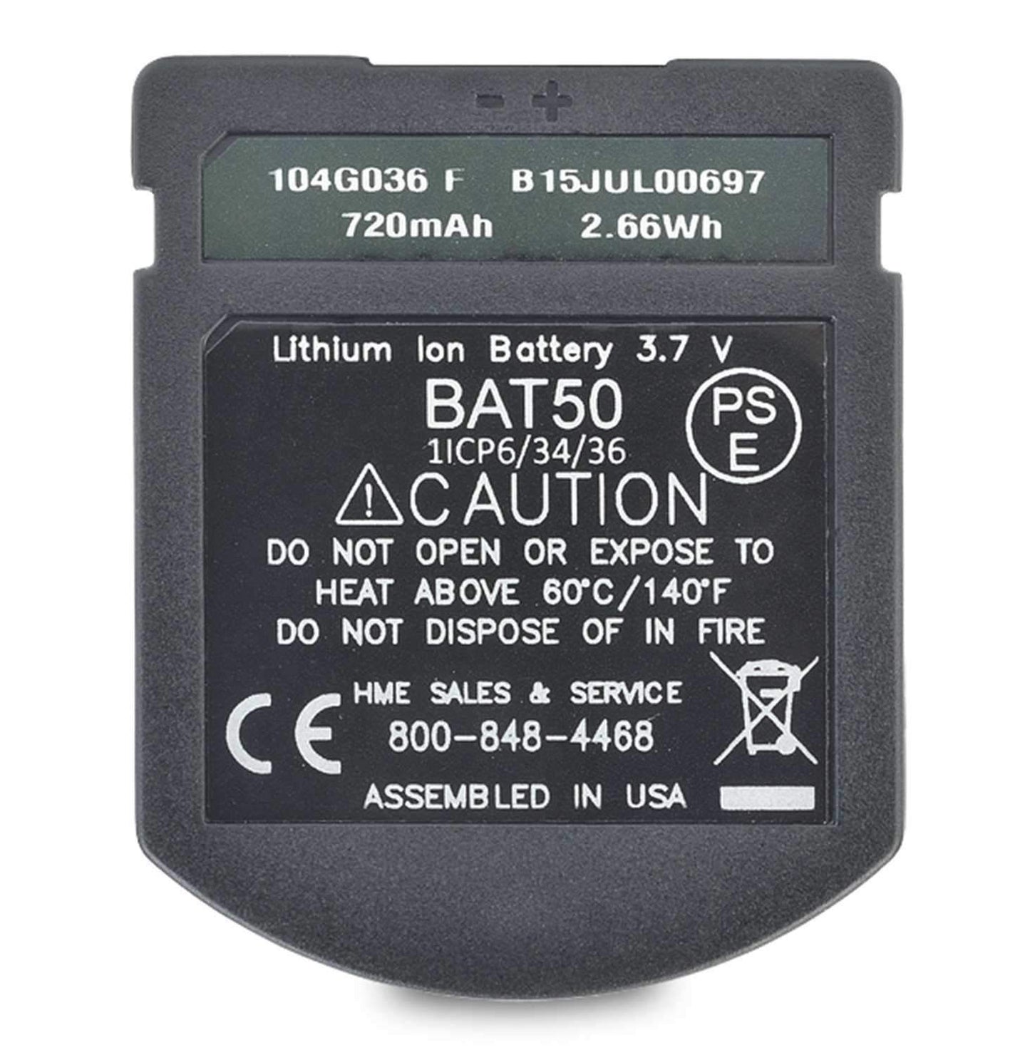 Clear-Com BAT50 Belt Pack Battery - ProSound and Stage Lighting