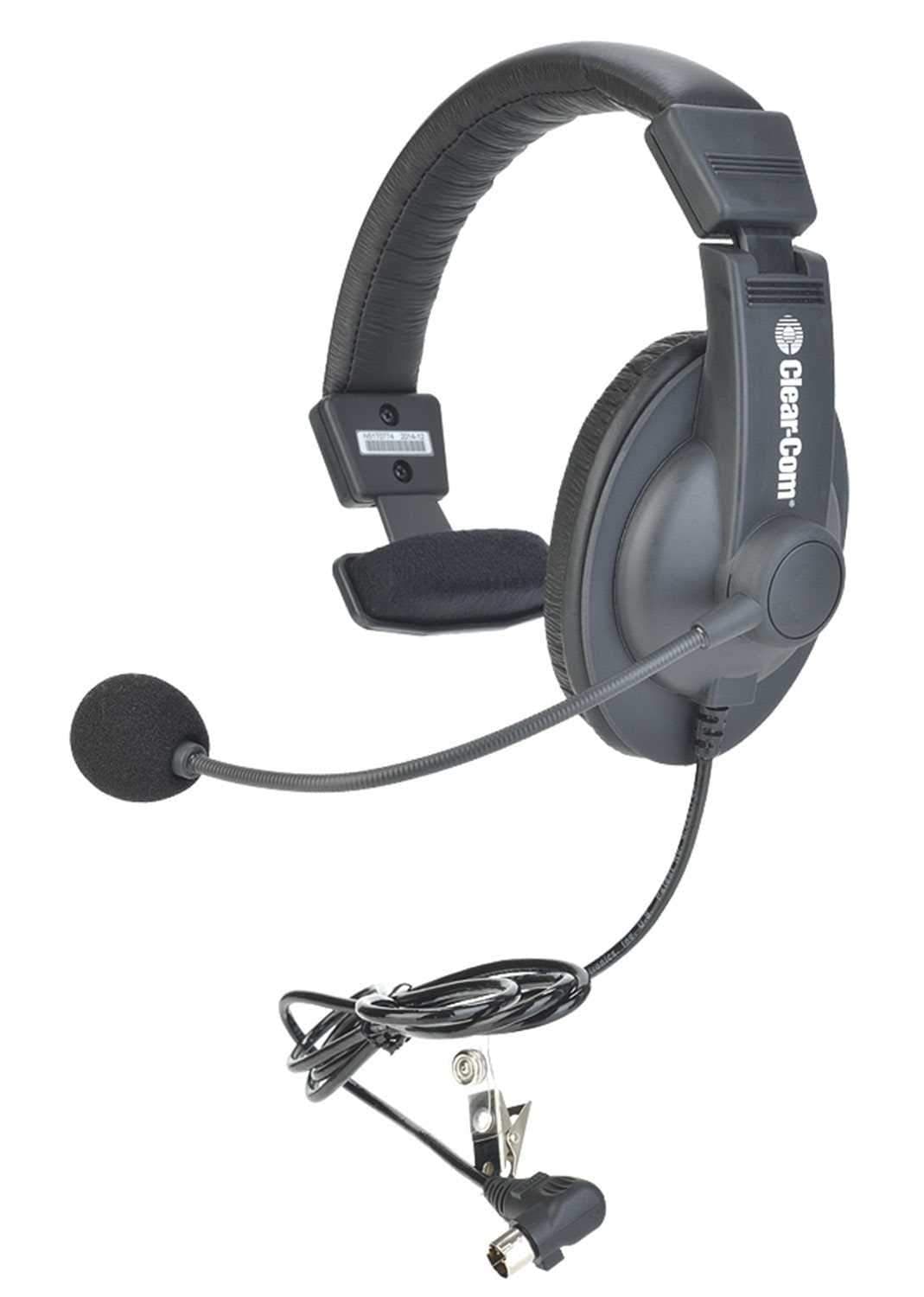 Clear-Com CC-15 Single Ear Noise-Canceling Headset - ProSound and Stage Lighting