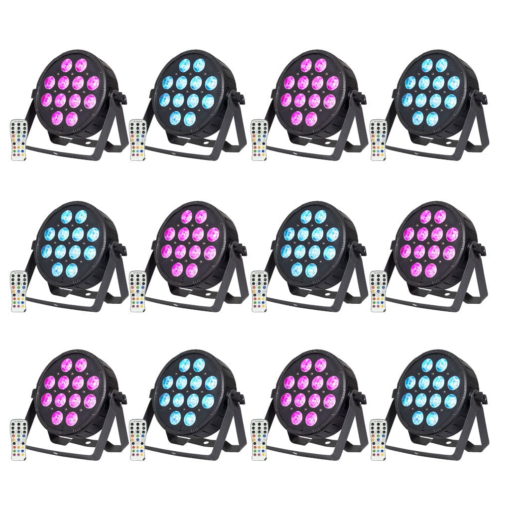 ColorKey CKU-2261 Vividpar Hex 12 LED Wash Light 12-Piece Bundle - PSSL ProSound and Stage Lighting