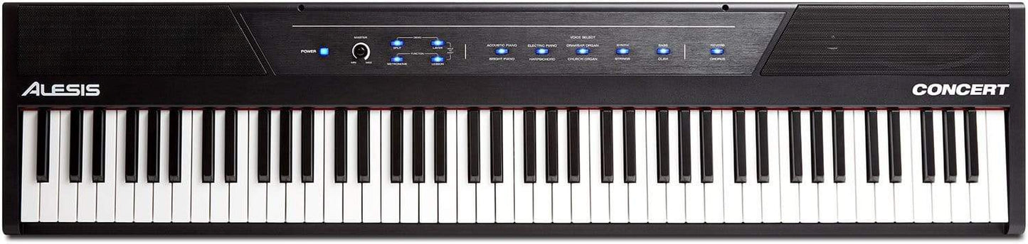 Alesis Concert 88-Key Semi-Weighted Digital Piano - PSSL ProSound and Stage Lighting