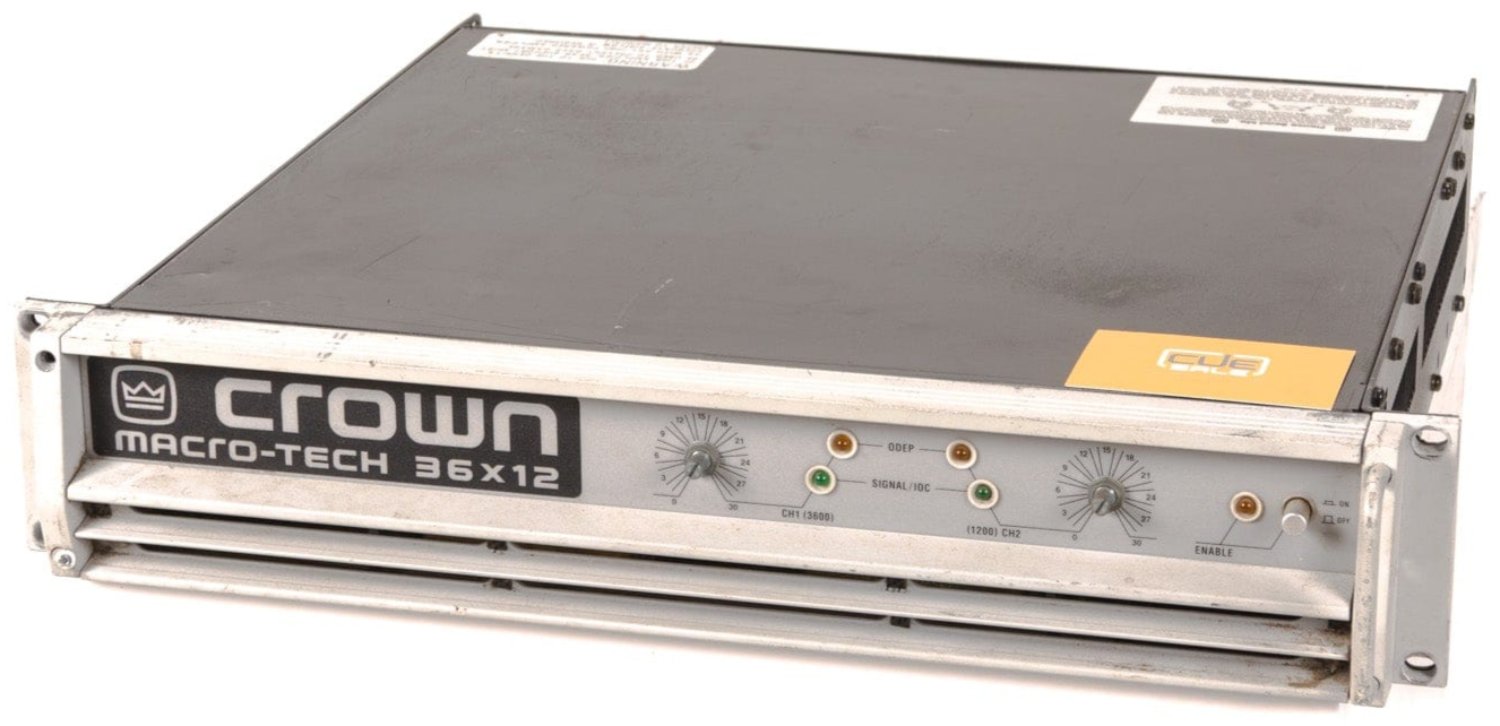 Crown Macrotech MA-36x12 2-Channel Audio Amplifier - PSSL ProSound and Stage Lighting