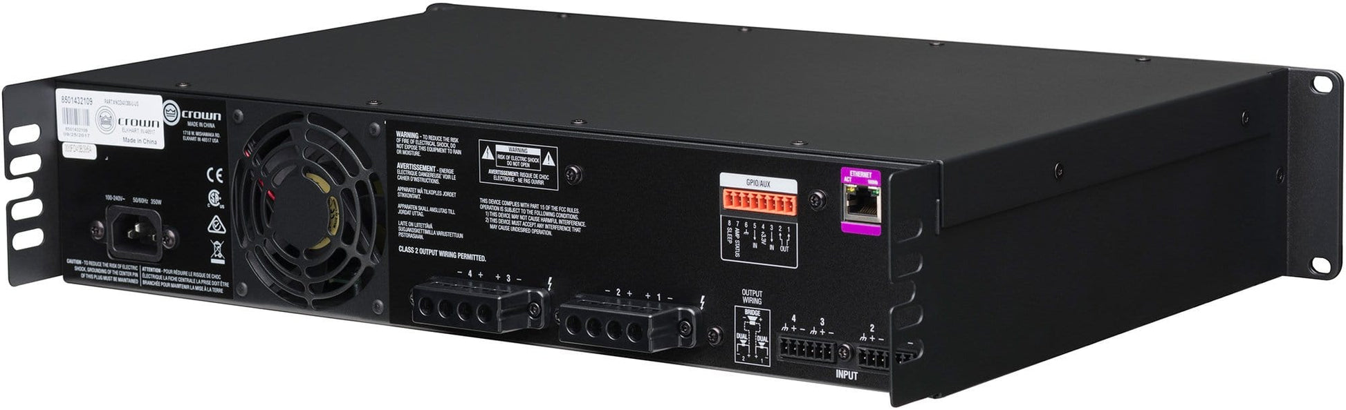 Crown CDi4x300 4x300W Power Amplifier - ProSound and Stage Lighting