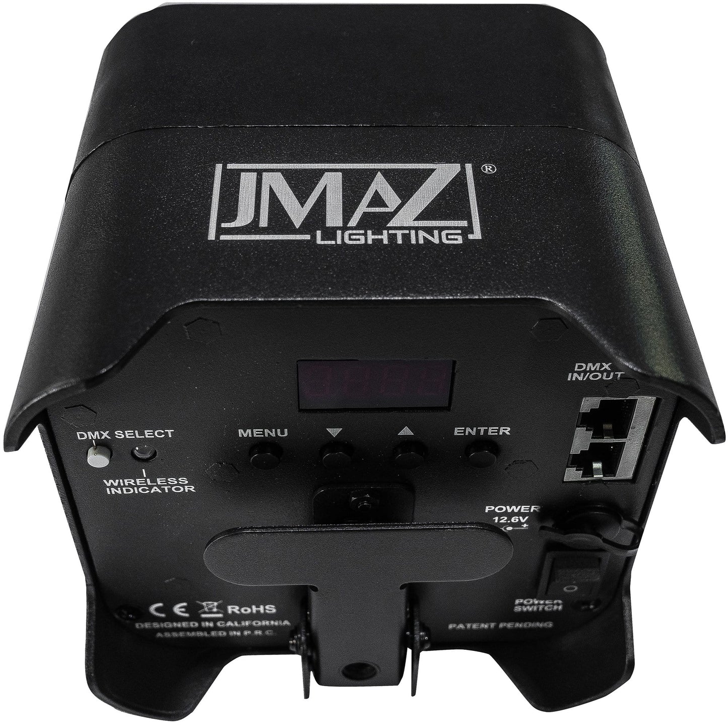 JMAZ Mad Par HEX 4S Battery Powered LED in Black - Solotech