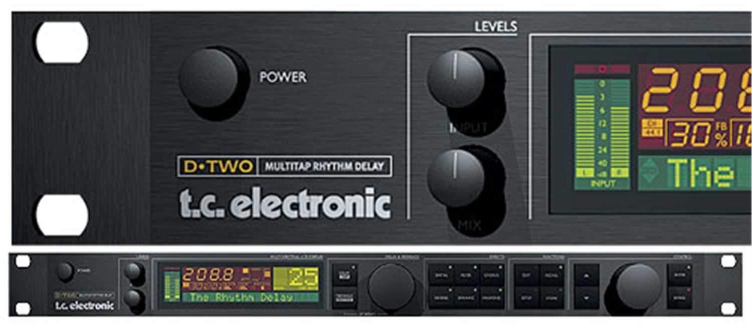 TC Electronic D-Two Multi-Tap Rhythm Delay Effects Processor | Solotech